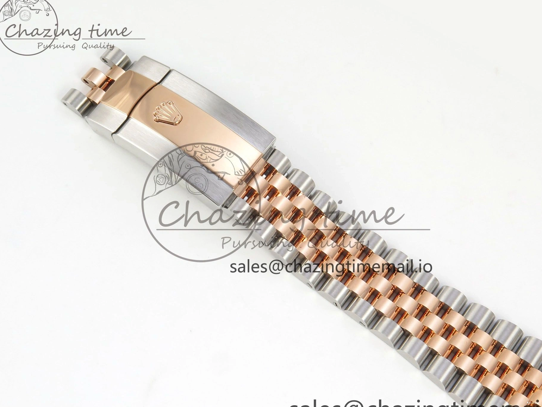 MiroTime 0202 DateJust 41 126331 SS RG ARF 1:1 Best Edition Brown Stick Dial on Jubilee Bracelet SH3235 (Weighted) TopPick 196